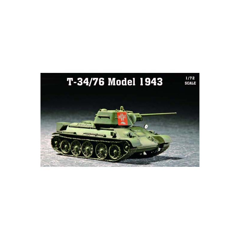 Trumpeter 07208 Сборная модель танка Т-34/76 мод 1943 г (1:72)