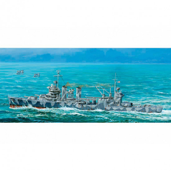 Trumpeter 05745 Сборная модель корабля крейсер СА-37 "Тускалуза" (1:700)