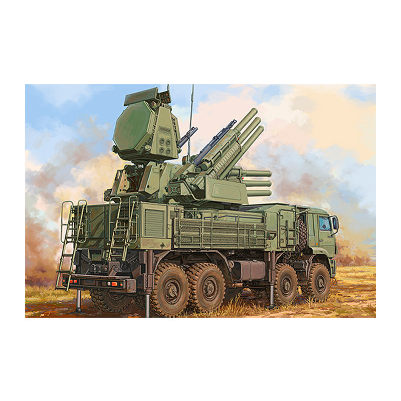 Trumpeter 01061 Сборная модель 72V6E4 Combat Unit of 96K6 Pantsir-S1 ADMGS(w/RLM SOC S-band Radar) (1:35)