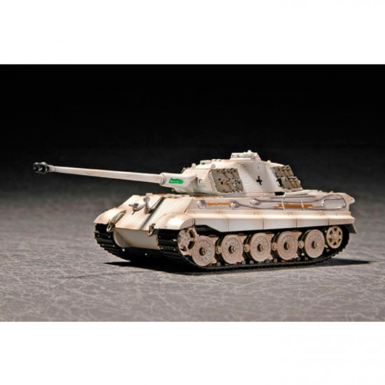 Trumpeter 07292 Сборная модель танка "Кингтигр" (башня Порше) с циммеритом (1:72)