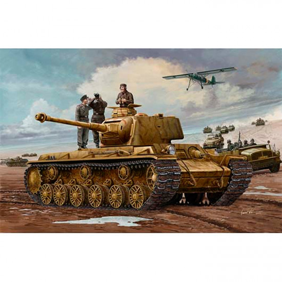 Trumpeter 00366 Сборная модель танка Pz Kpfw KV-1 756 (r) (1:35)