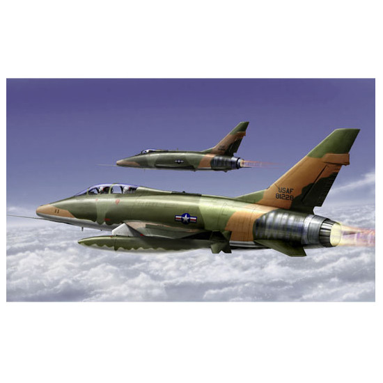 Trumpeter 01650 Сборная модель самолета F-100F Super Sabre (1:72)