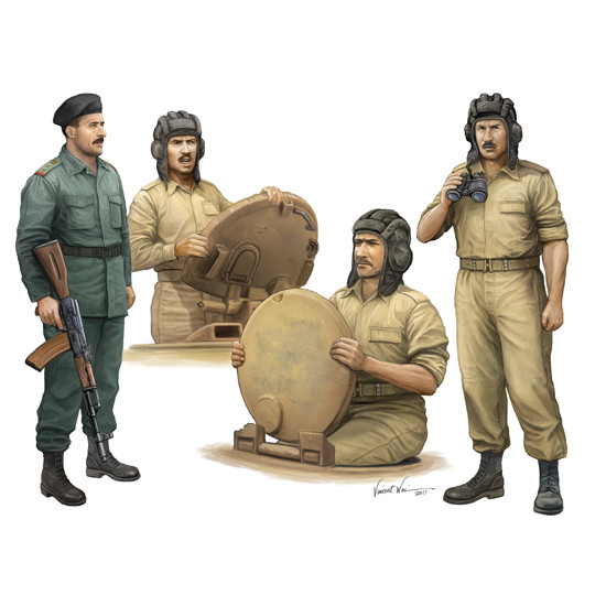 Trumpeter 00439 Фигурки Iraqi Tank Crew (1:35)