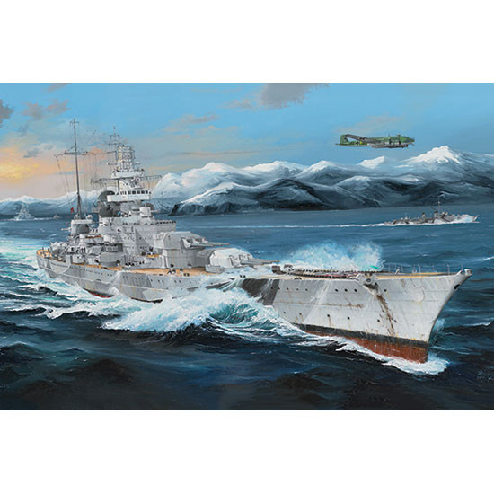 Trumpeter 03715 Сборная модель корабля German Scharnhorst Battleship (1:200)