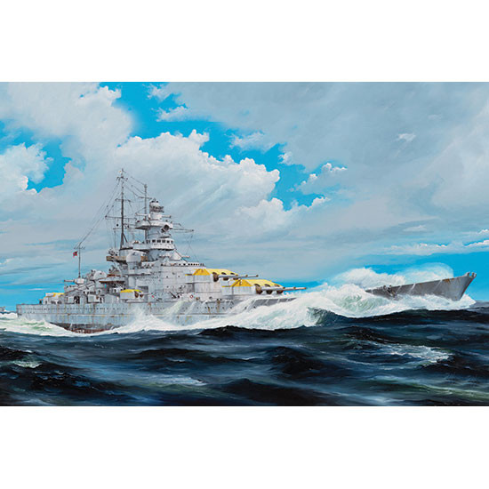 Trumpeter 03714 Сборная модель корабля German Gneisenau Battleship (1:200)