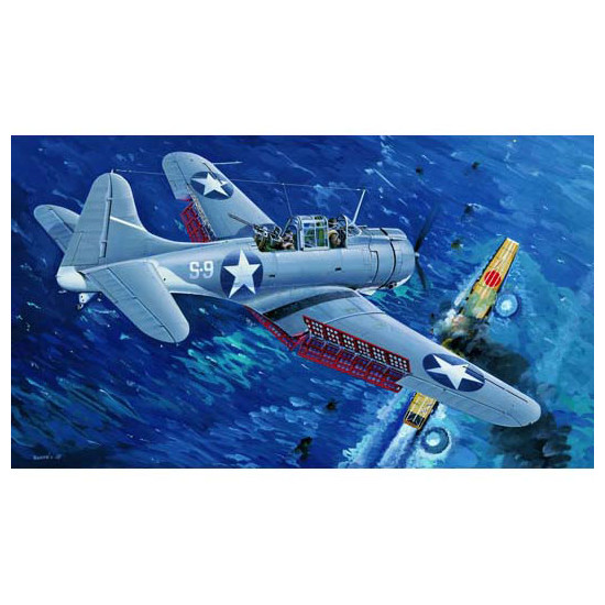 Trumpeter 02244 Сборная модель самолета U.S. Navy SBD-3 "Dauntless" Midway (1:32)