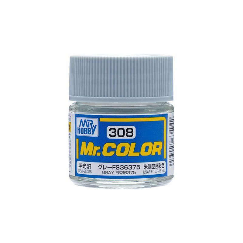 Mr Color C308 Краска эмалевая полуматовая GRAY FS36375 10 мл