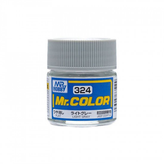 Mr Color C324 Краска эмалевая матовая LIGHT GRAY 10 мл